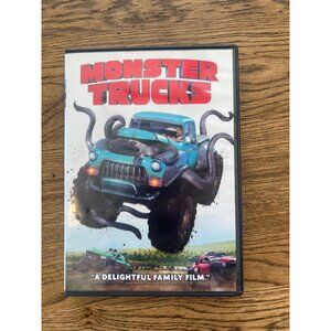 Monster Trucks 2017 DVD Action Adventure Family Lucas Till Jane Levy Pre-Owned